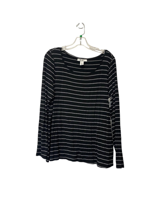 Top Long Sleeve By White House Black Market In Black, Size: Xl