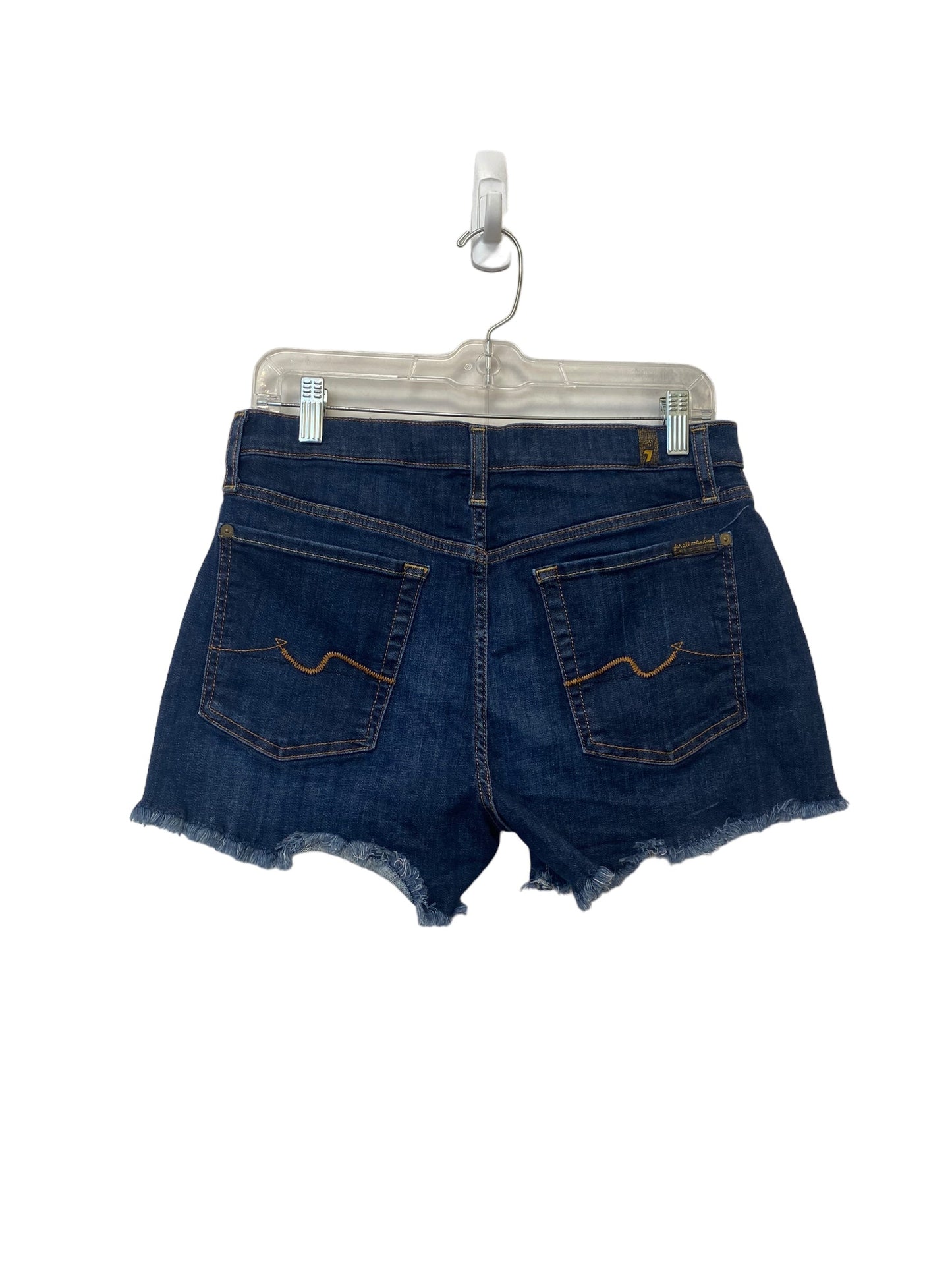 Shorts By 7 For All Mankind In Blue Denim, Size: 30