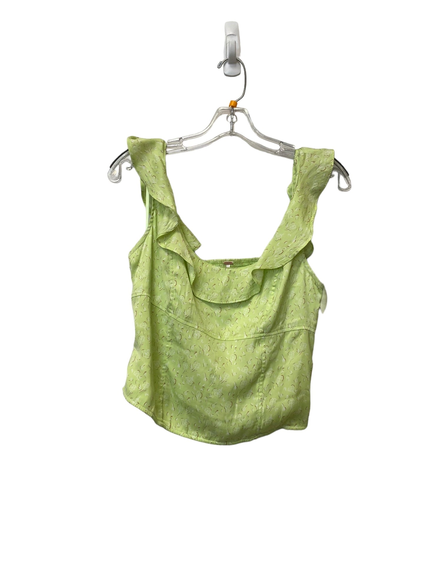 Top Sleeveless By Free People In Green, Size: M