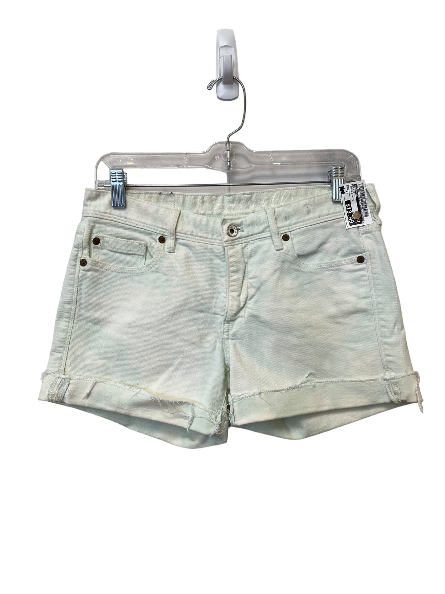 Shorts By Madewell In Green & White, Size: 27