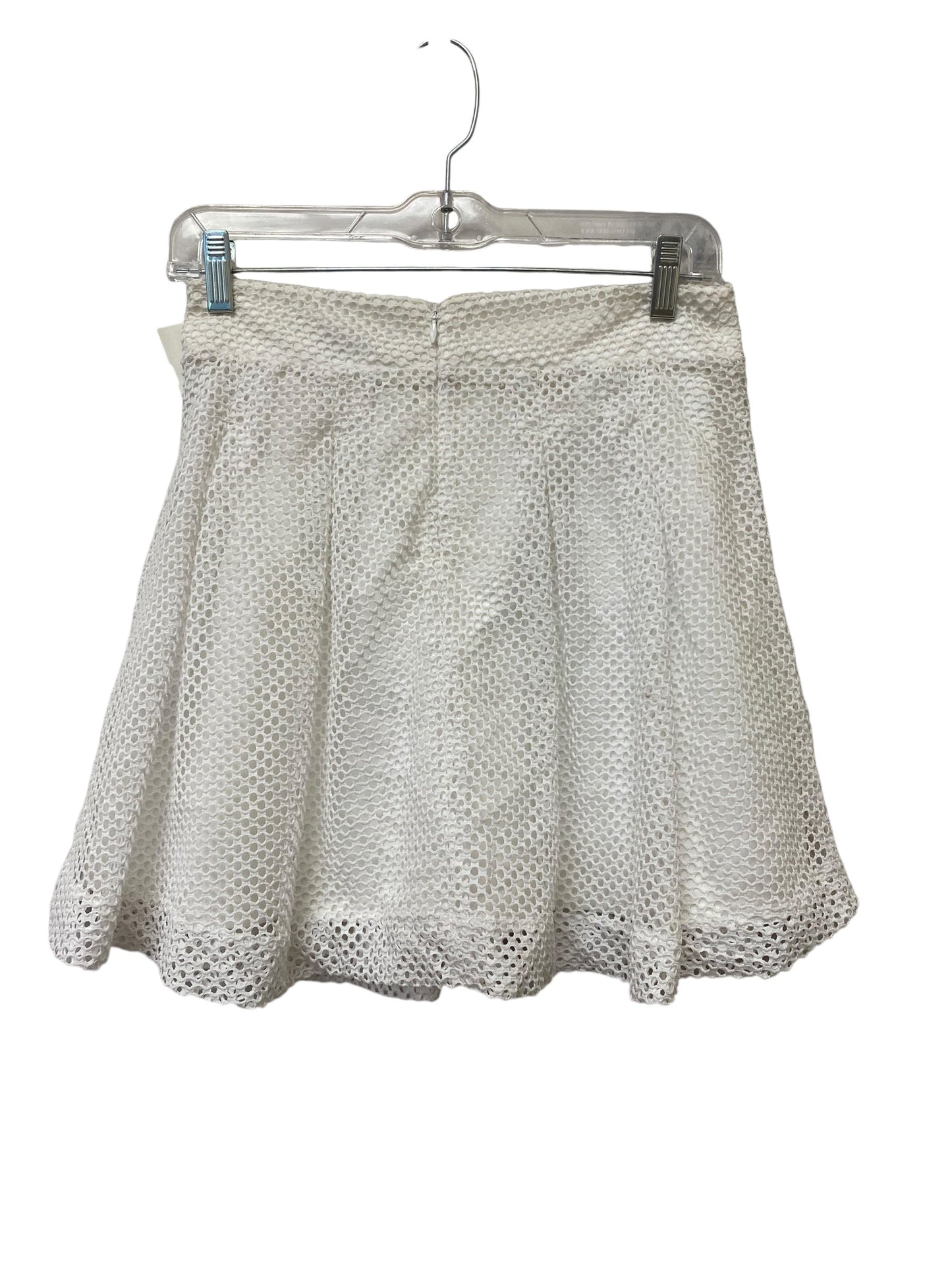 Skirt Mini & Short By Banana Republic In White, Size: 0