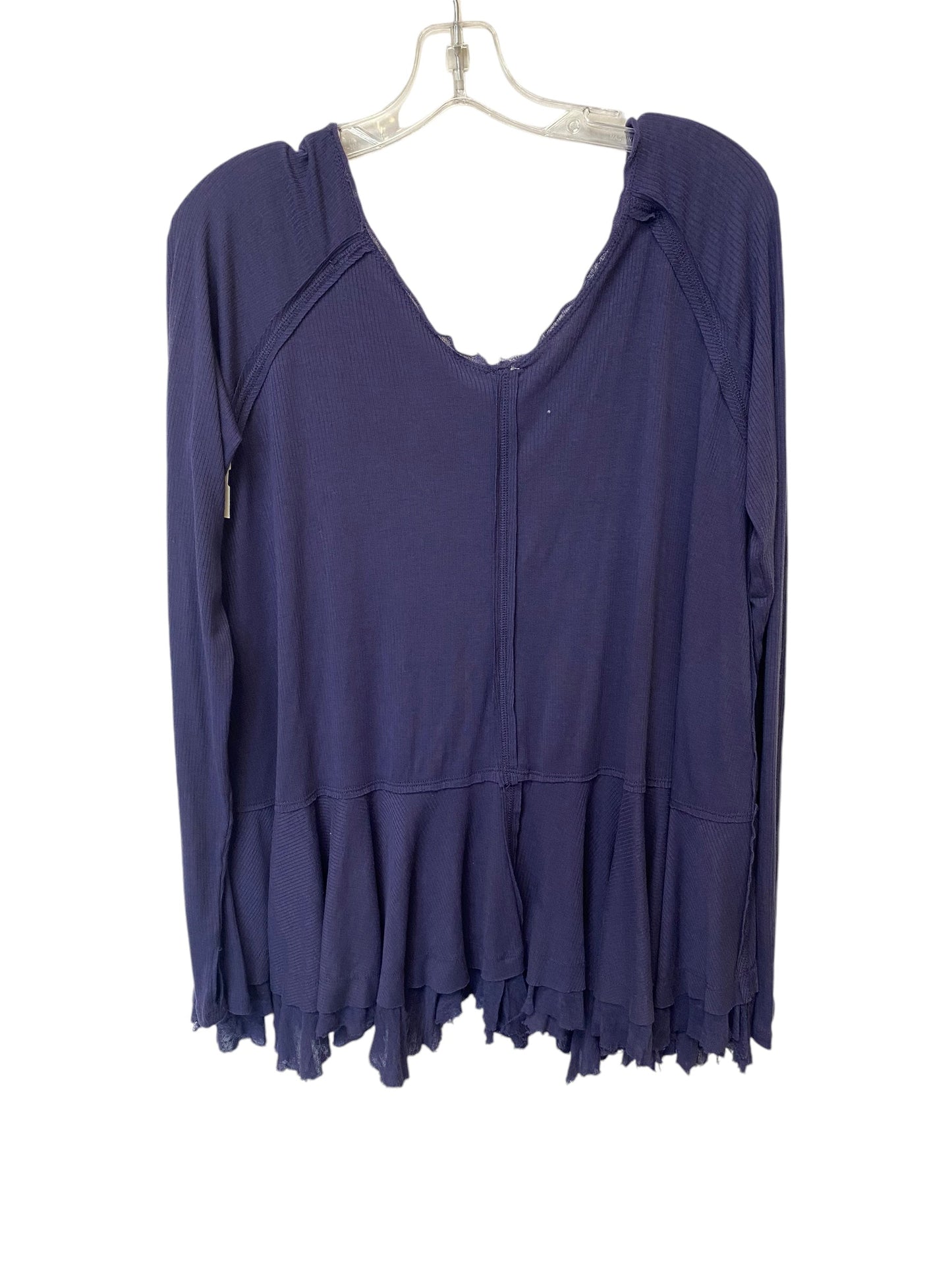 Top Long Sleeve By We The Free In Purple, Size: S