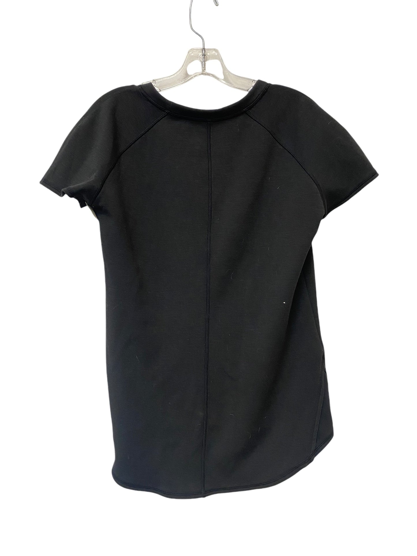 Athletic Top Short Sleeve By Athleta In Black, Size: S