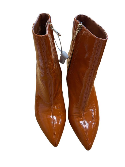 Boots Ankle Heels By Sam Edelman In Orange, Size: 7