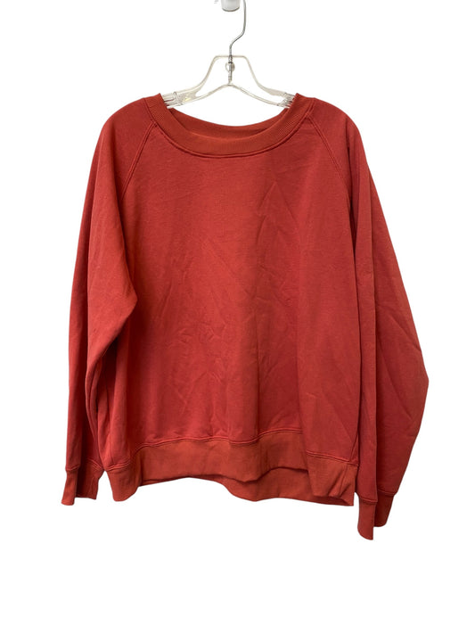 Sweatshirt Crewneck By Just Be In Red, Size: 2x