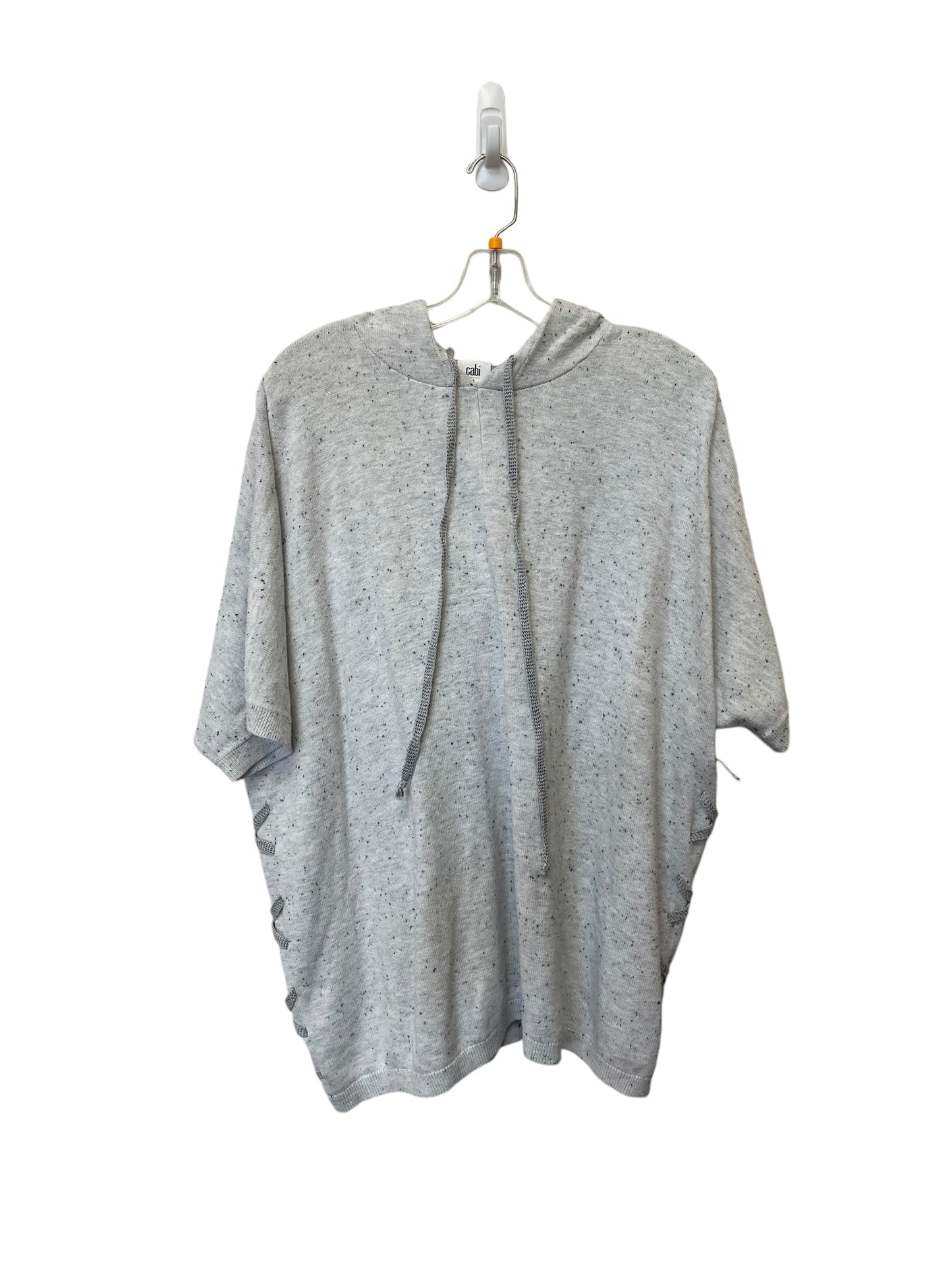 Sweatshirt Hoodie By Cabi In Grey, Size: M