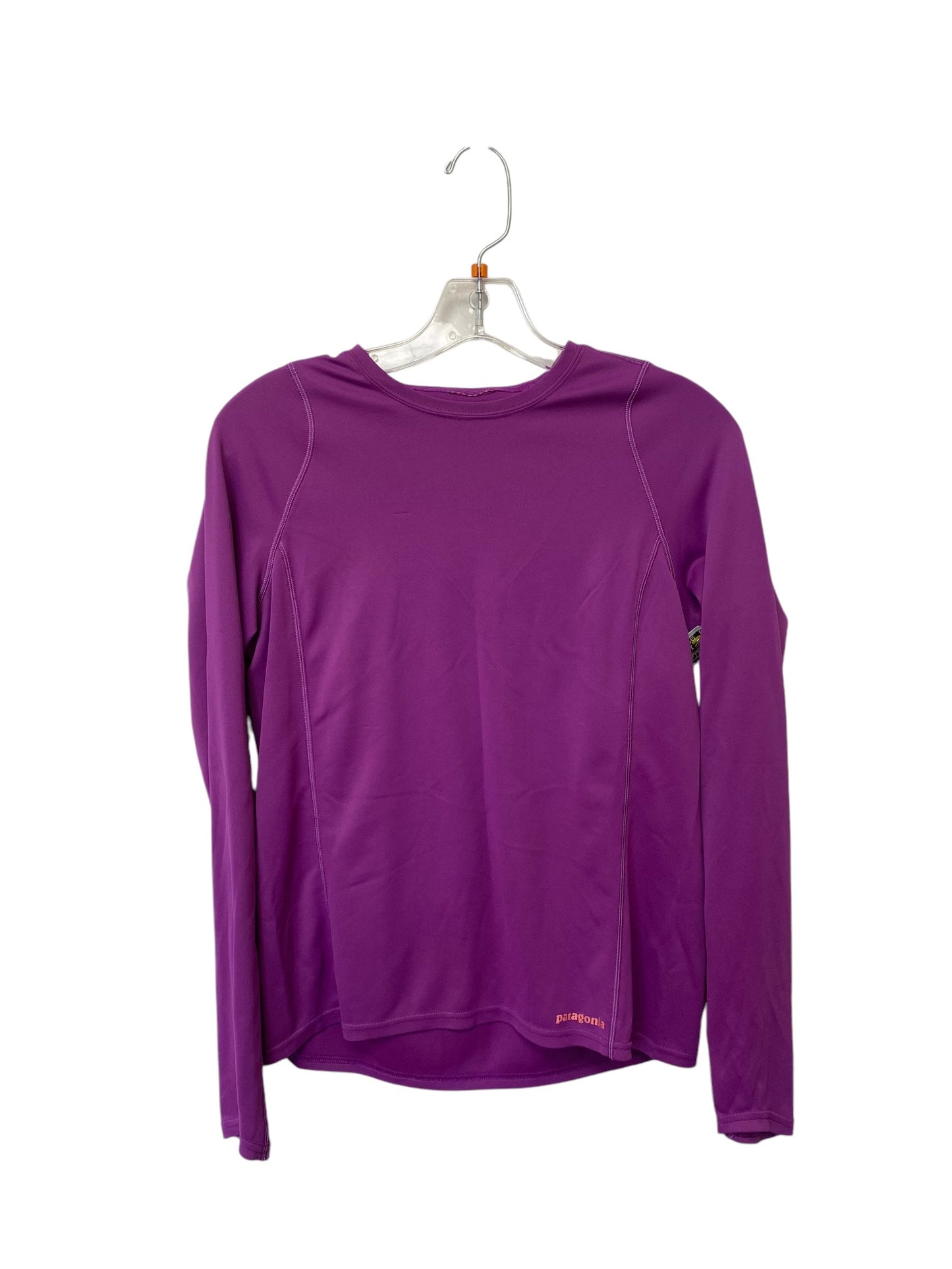 Top Long Sleeve By Patagonia In Purple, Size: S