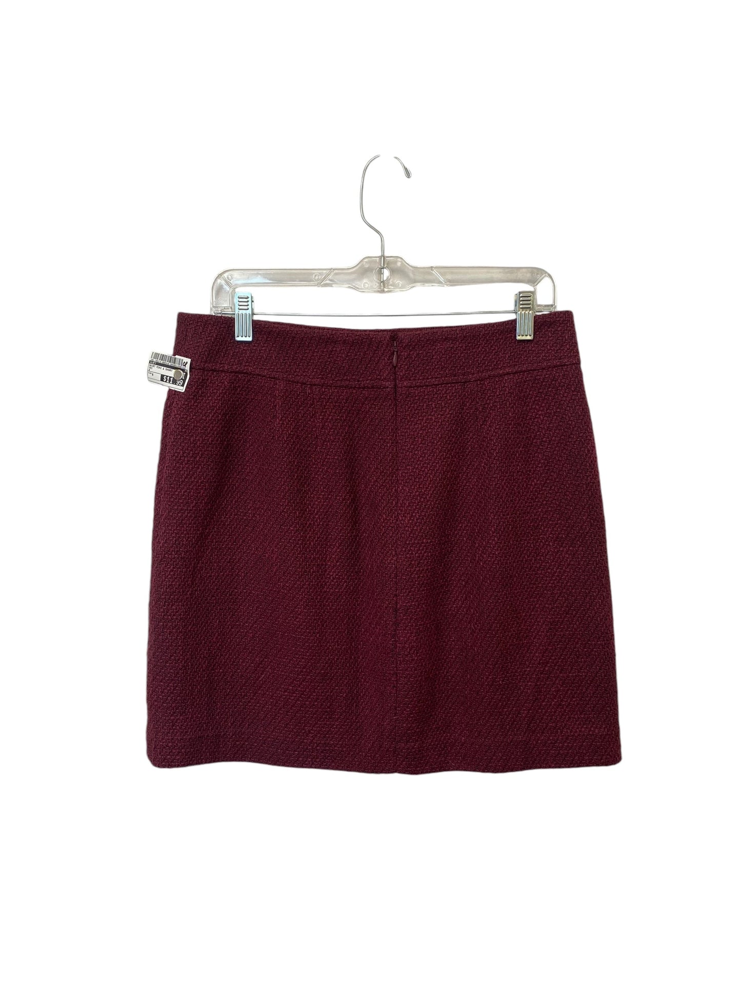 Skirt Mini & Short By Loft In Red, Size: 8