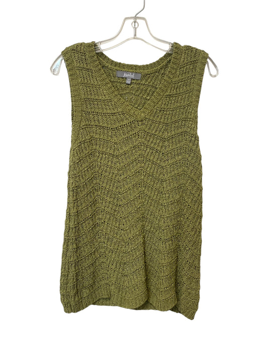 Vest Sweater By Marled In Green, Size: M