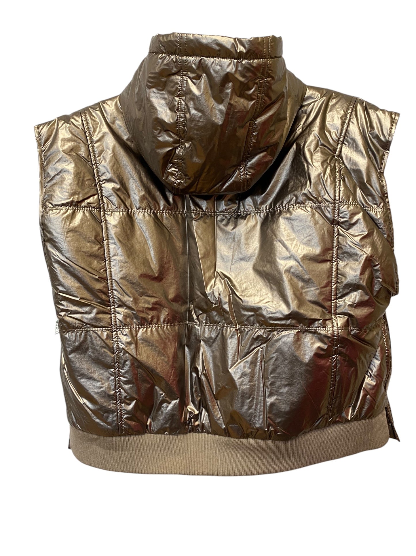 Vest Puffer & Quilted By Daily Practice By Anthropologie In Bronze, Size: L