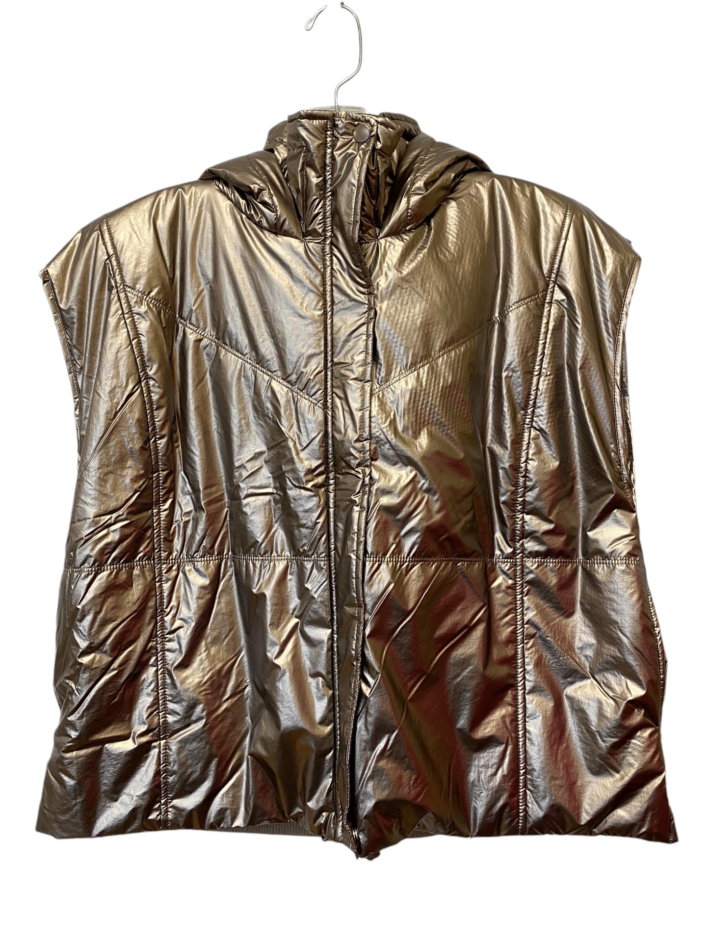 Vest Puffer & Quilted By Daily Practice By Anthropologie In Bronze, Size: L