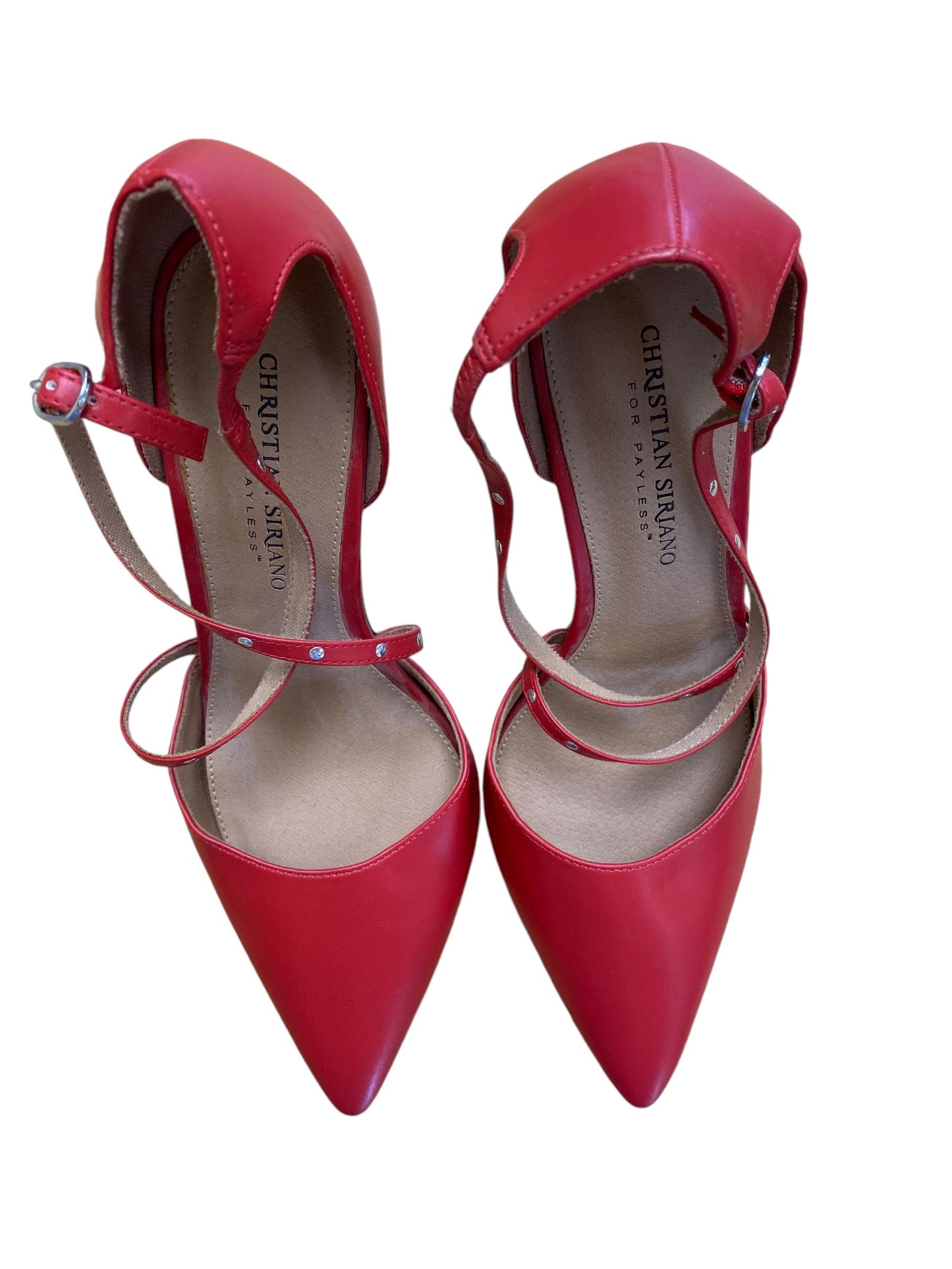 Shoes Heels Stiletto By Christian Siriano For Payless In Red, Size: 9