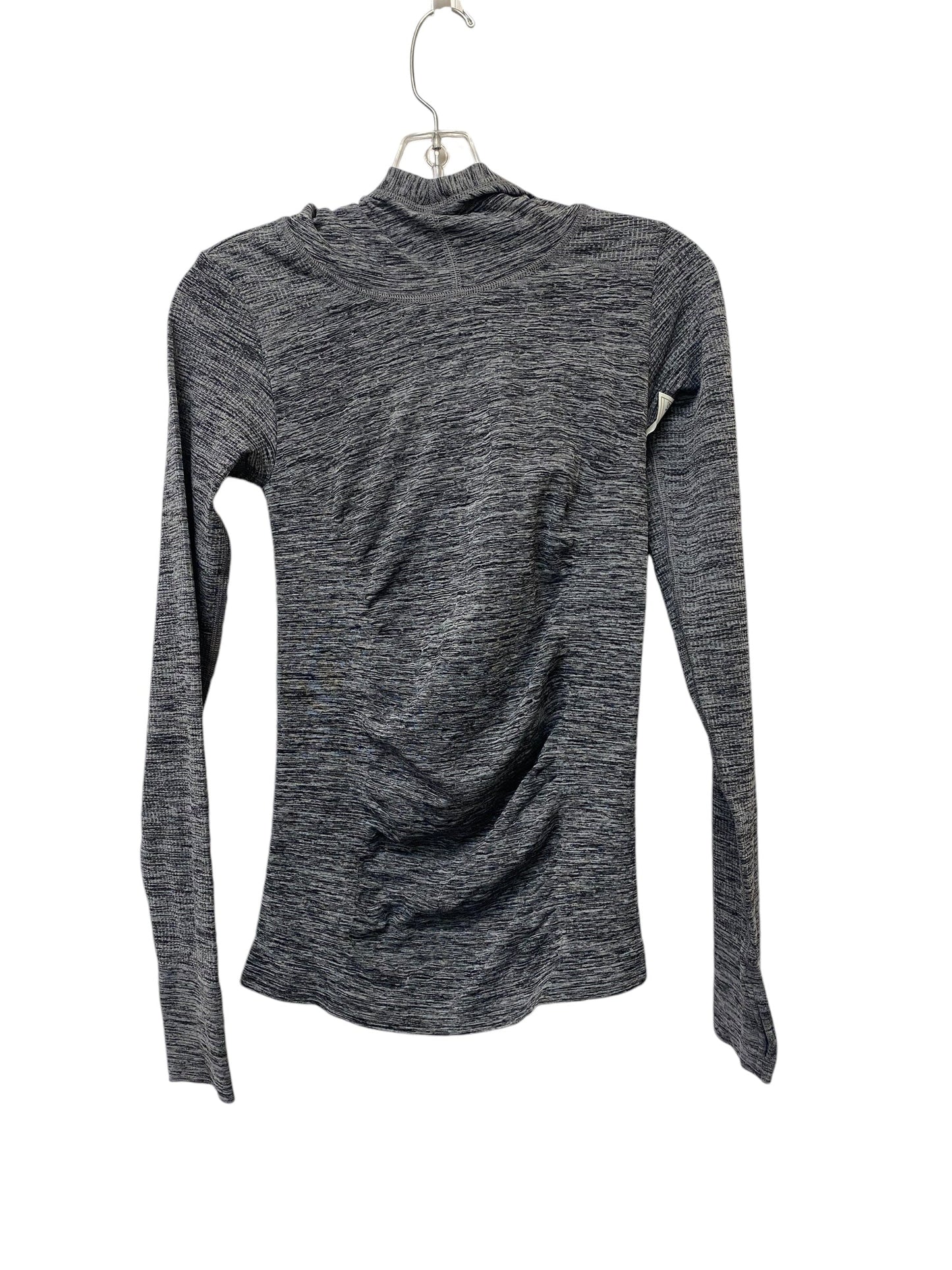 Athletic Top Long Sleeve Hoodie By Athleta In Grey, Size: S