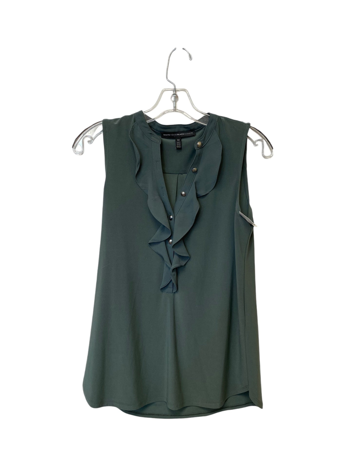 Top Sleeveless By White House Black Market In Green, Size: Xs