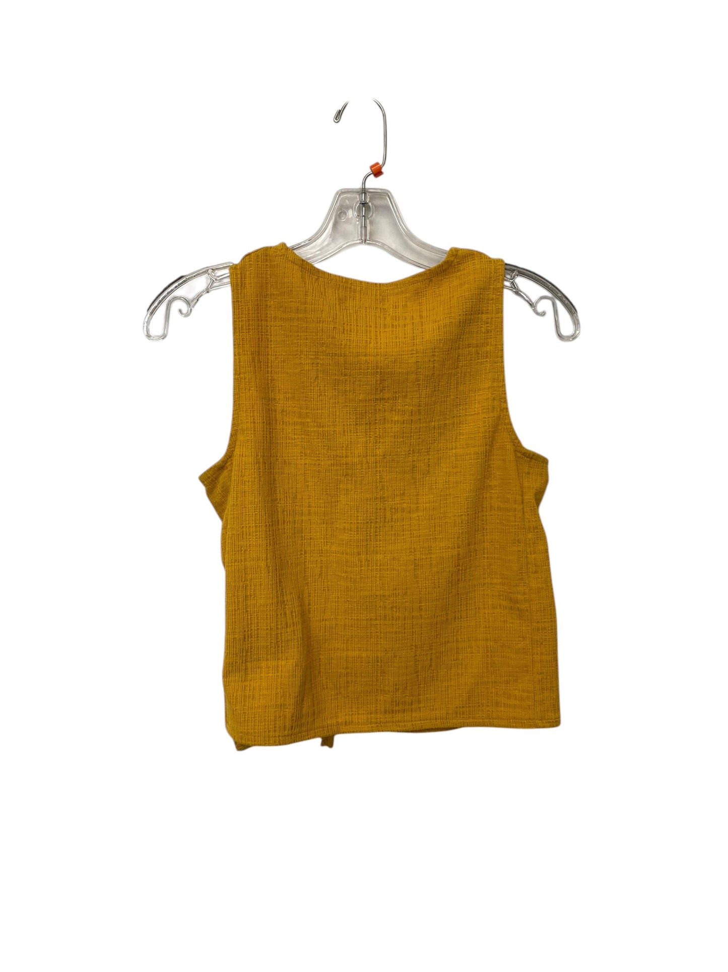 Top Sleeveless By Madewell In Yellow, Size: Xs