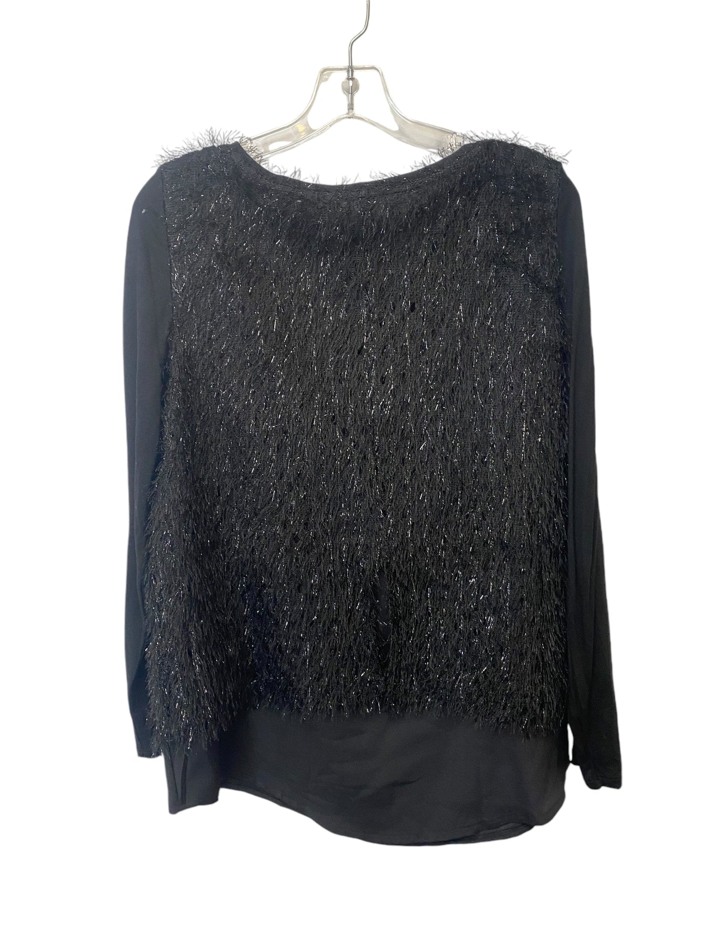 Top Long Sleeve By Chicos In Black