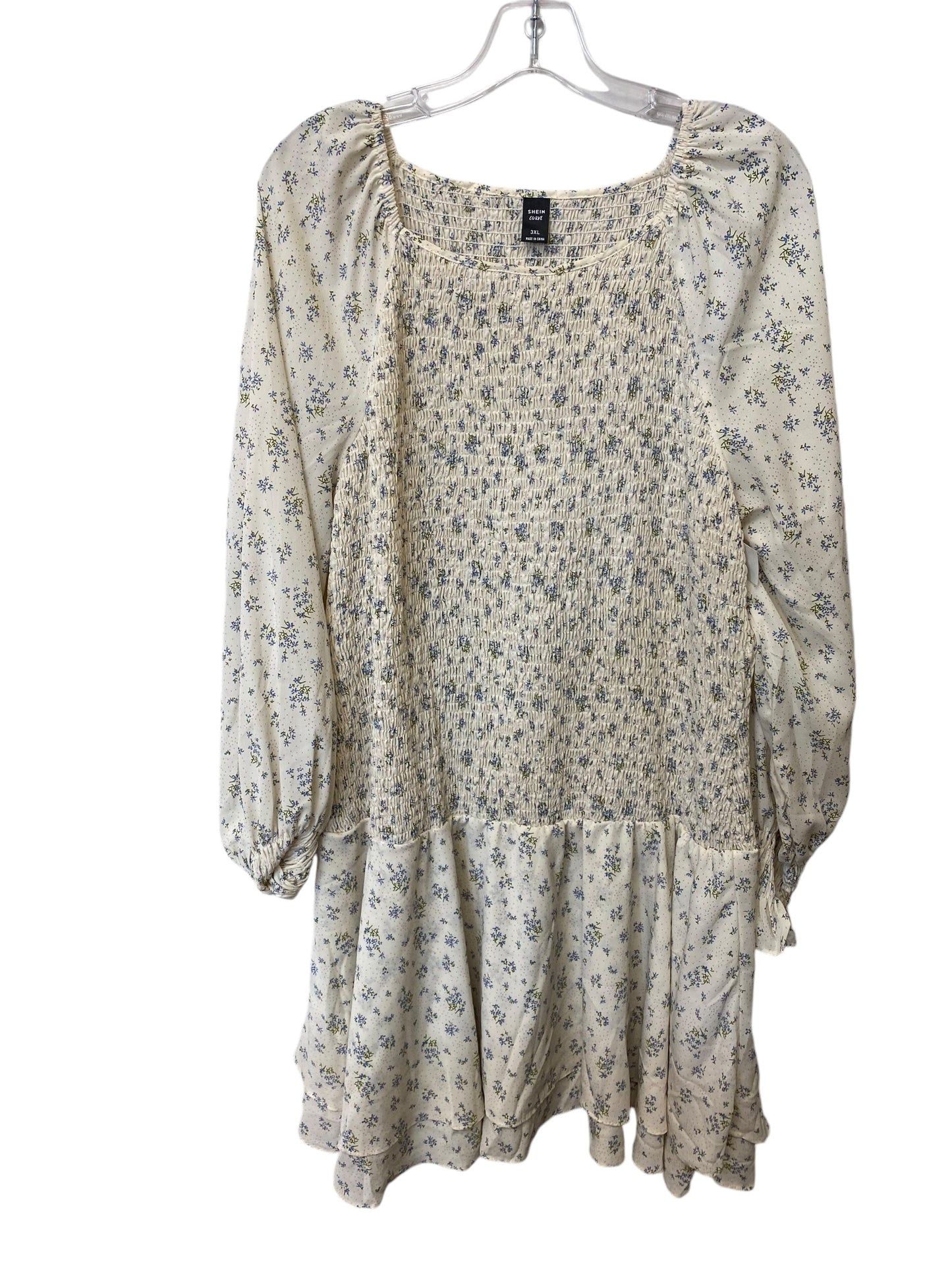 Dress Casual Short By Shein In Cream, Size: 3x