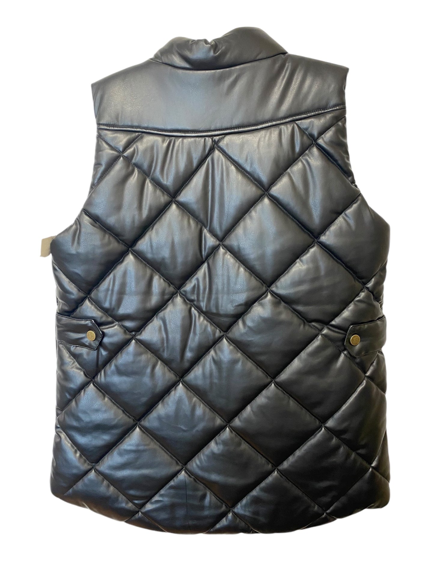 Vest Puffer & Quilted By Zenana Outfitters In Black, Size: Xl