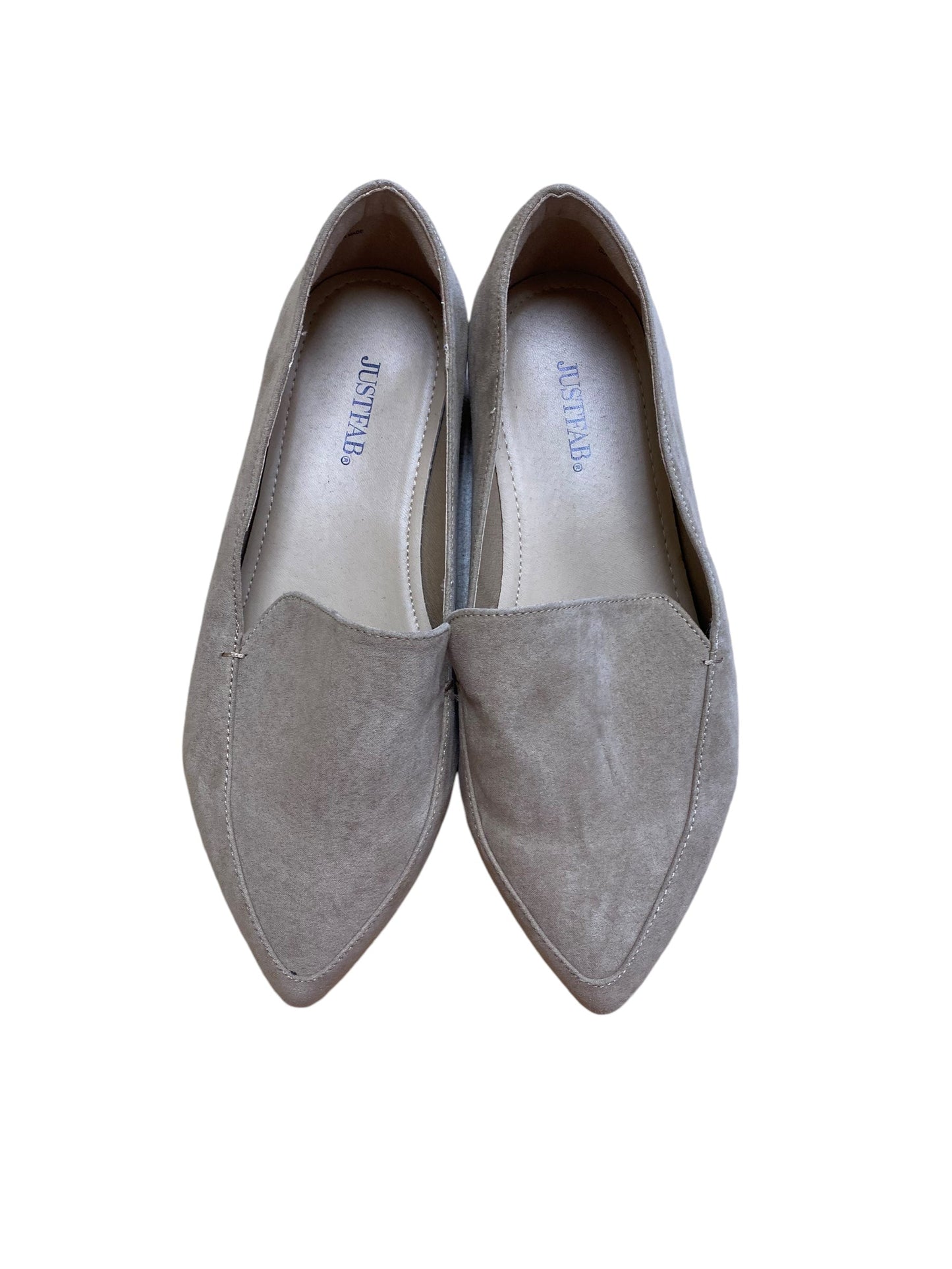 Shoes Flats By Justfab In Taupe, Size: 7.5