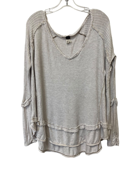 Top Long Sleeve By We The Free In Beige, Size: S