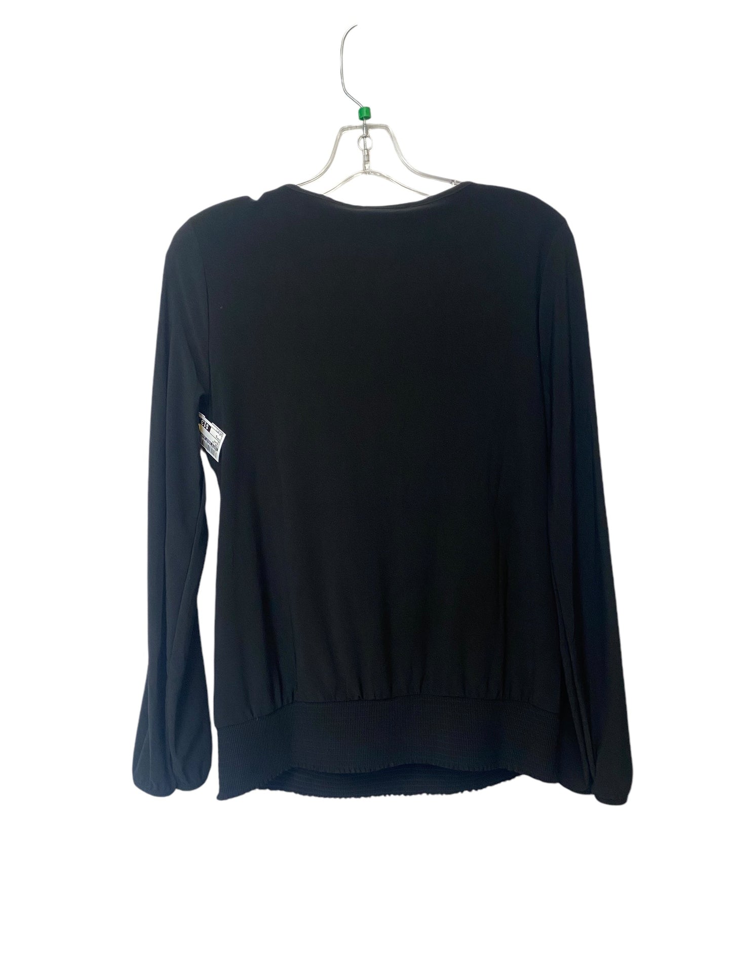 Top Long Sleeve By White House Black Market In Black, Size: S