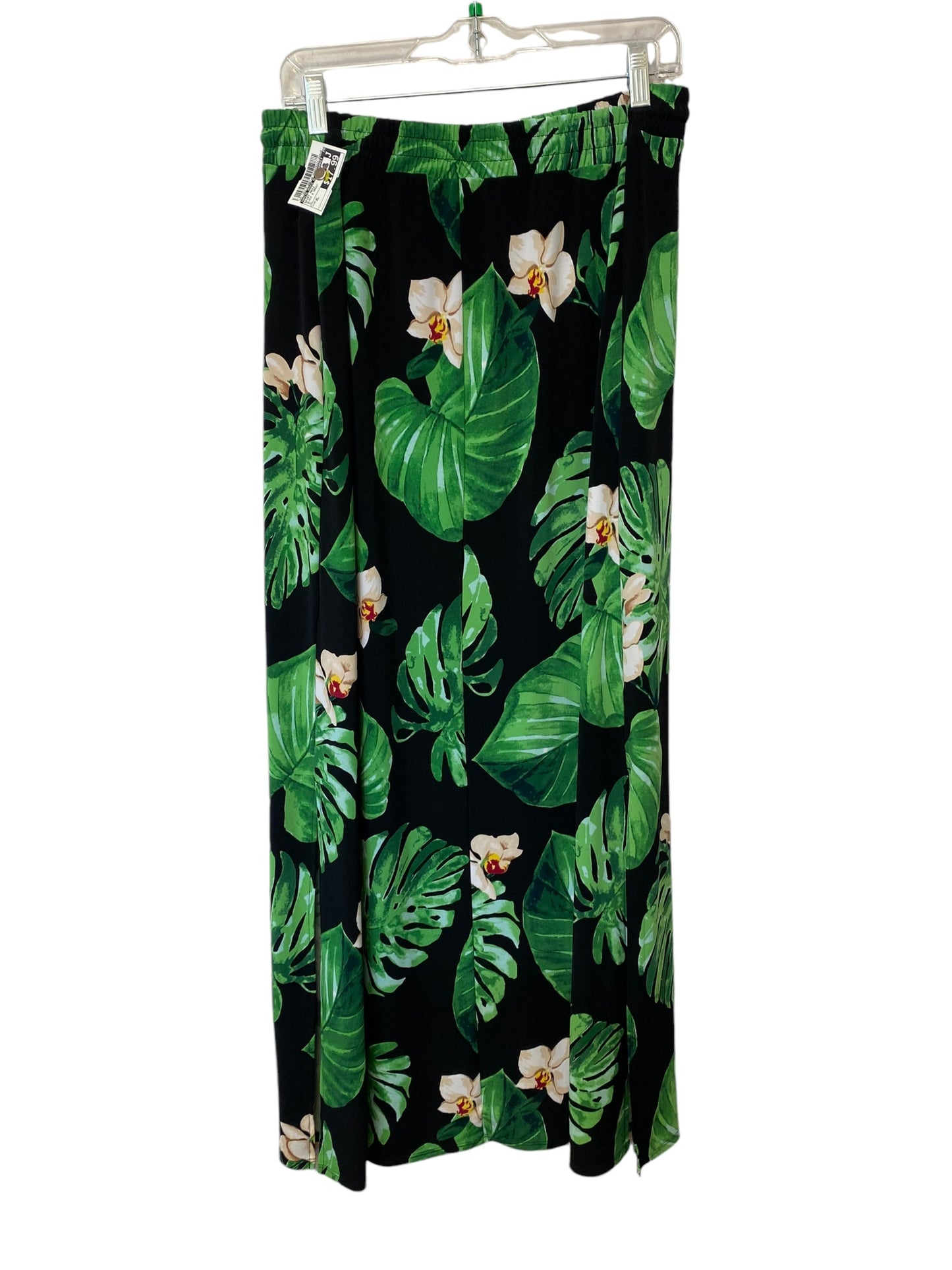 Skirt Maxi By White House Black Market In Black & Green, Size: Xl