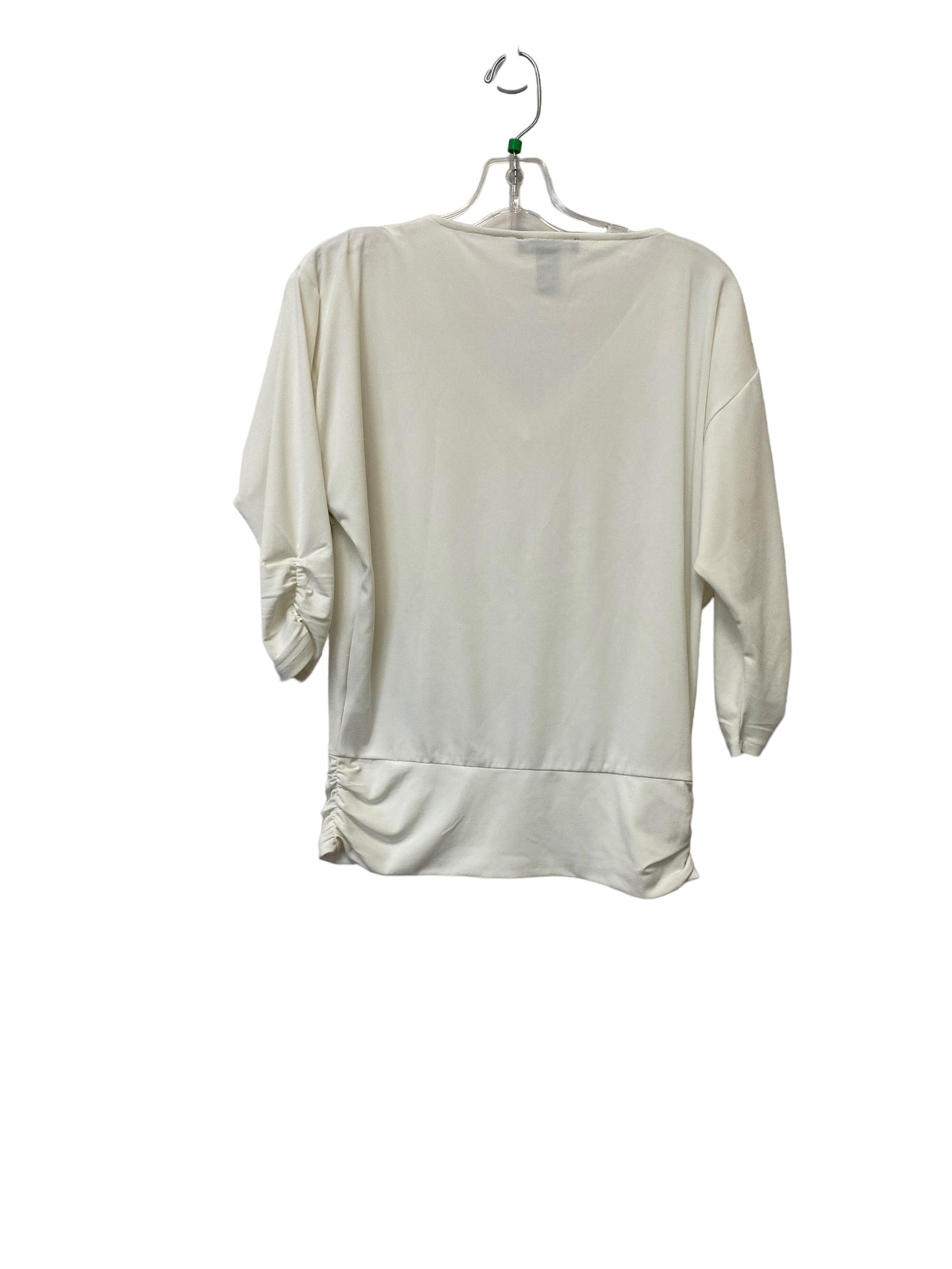 Top Long Sleeve Basic By White House Black Market In White, Size: Xs