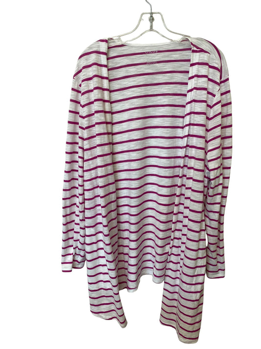 Shawl By Chicos In Striped Pattern, Size: 30