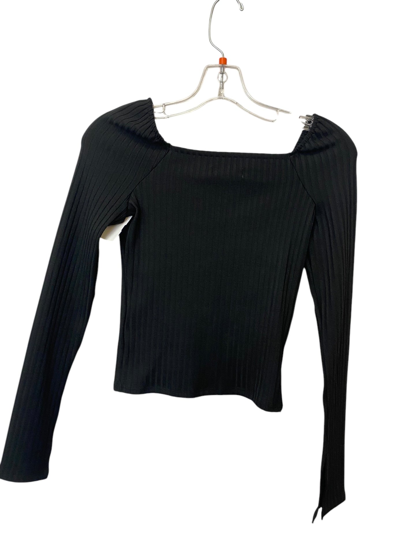 Top Long Sleeve Basic By Madewell In Black, Size: Xs