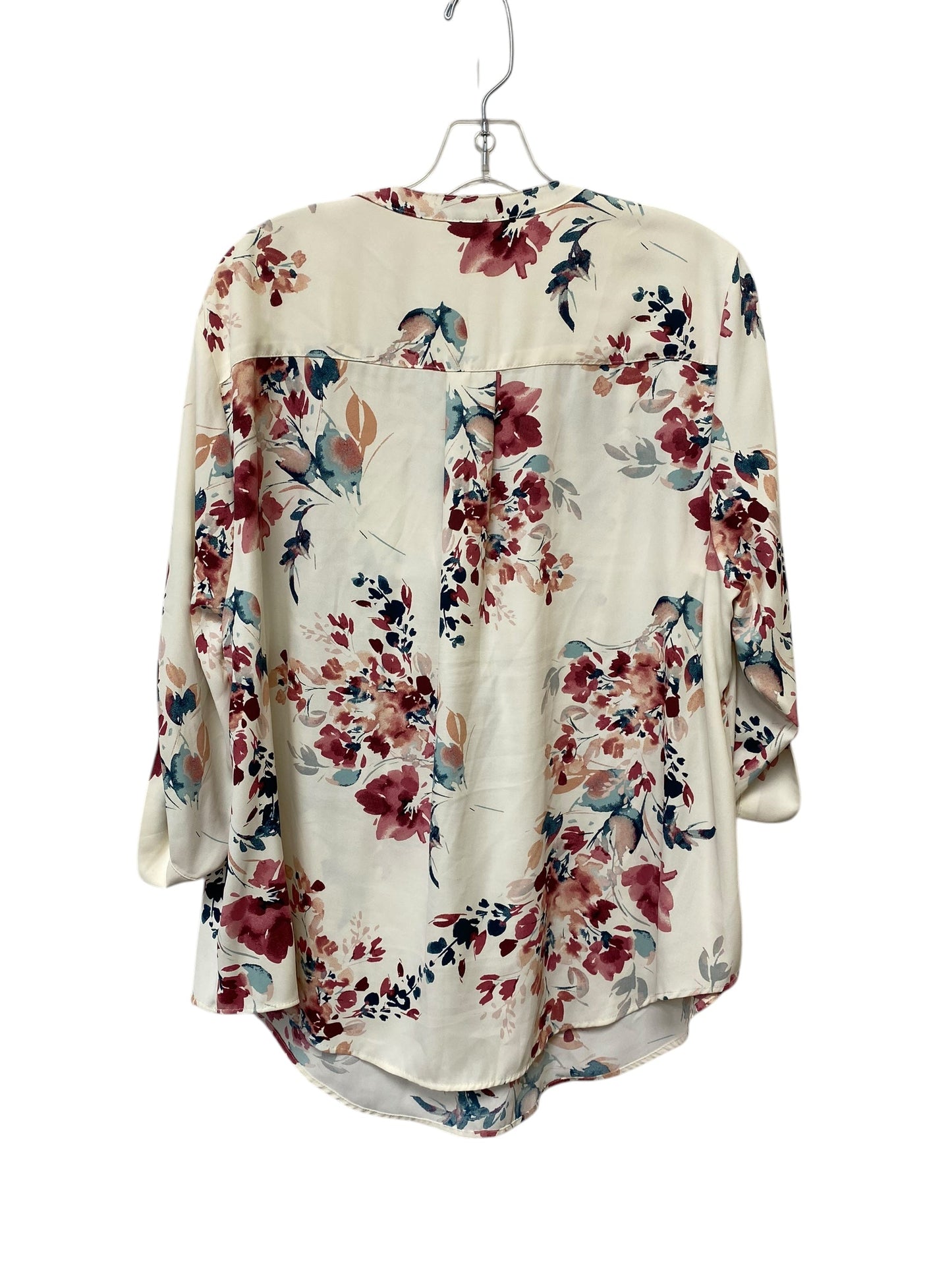 Top Long Sleeve By Torrid In Floral Print, Size: 1x