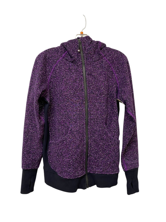 Athletic Jacket By Lululemon In Purple, Size: 8