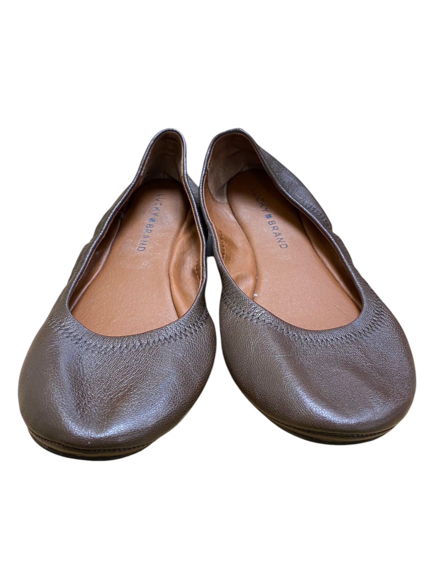 Shoes Flats By Lucky Brand In Brown, Size: 7