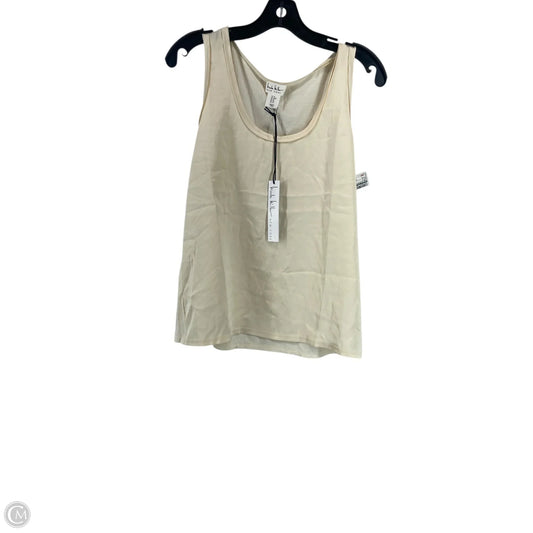 Top Sleeveless Basic By Nicole Miller In Cream, Size: M