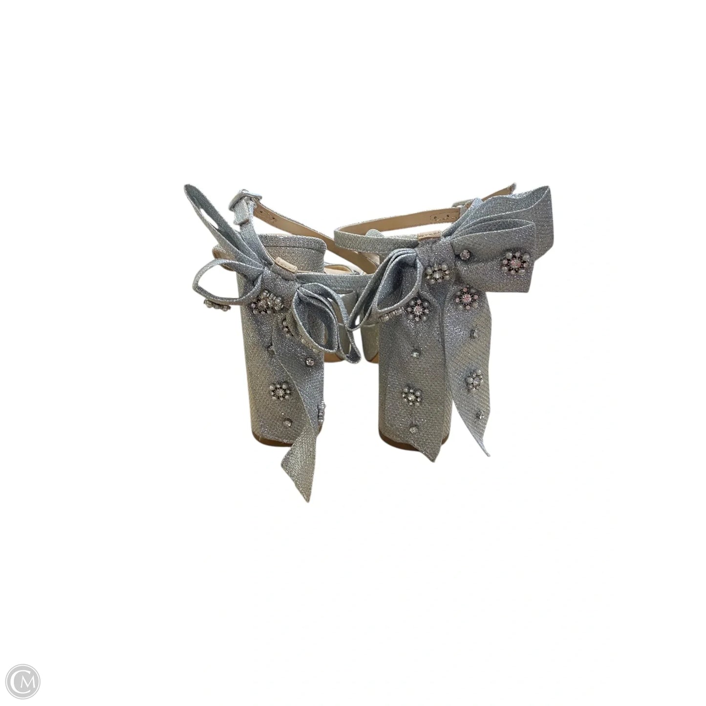 Shoes Heels Block By Antonio Melani In Silver, Size: 11