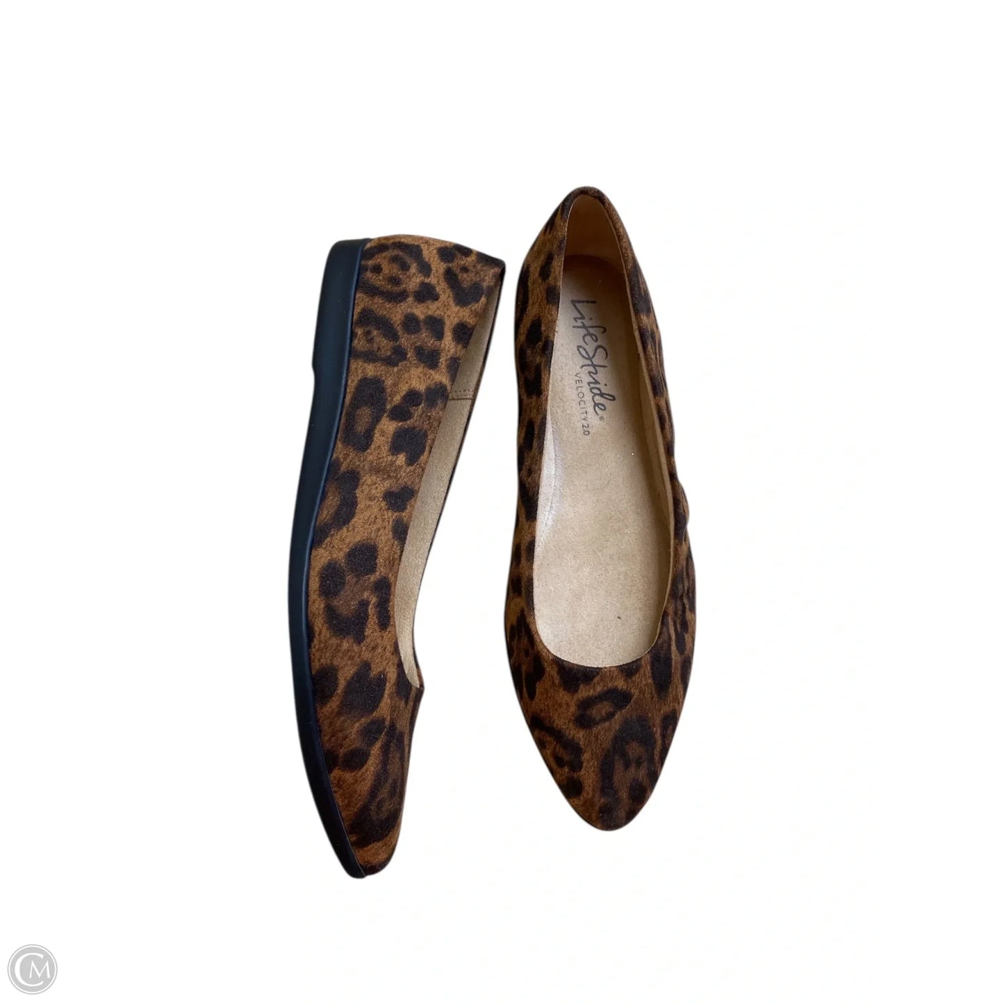 Shoes Flats By Life Stride In Animal Print, Size: 8