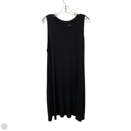 Dress Casual Midi By Time And Tru In Black, Size: 2x