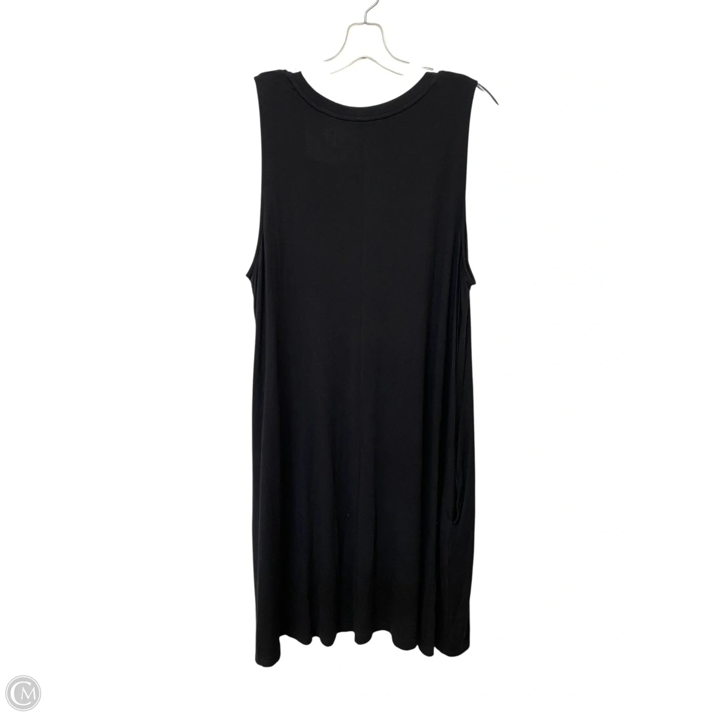 Dress Casual Midi By Time And Tru In Black, Size: 2x