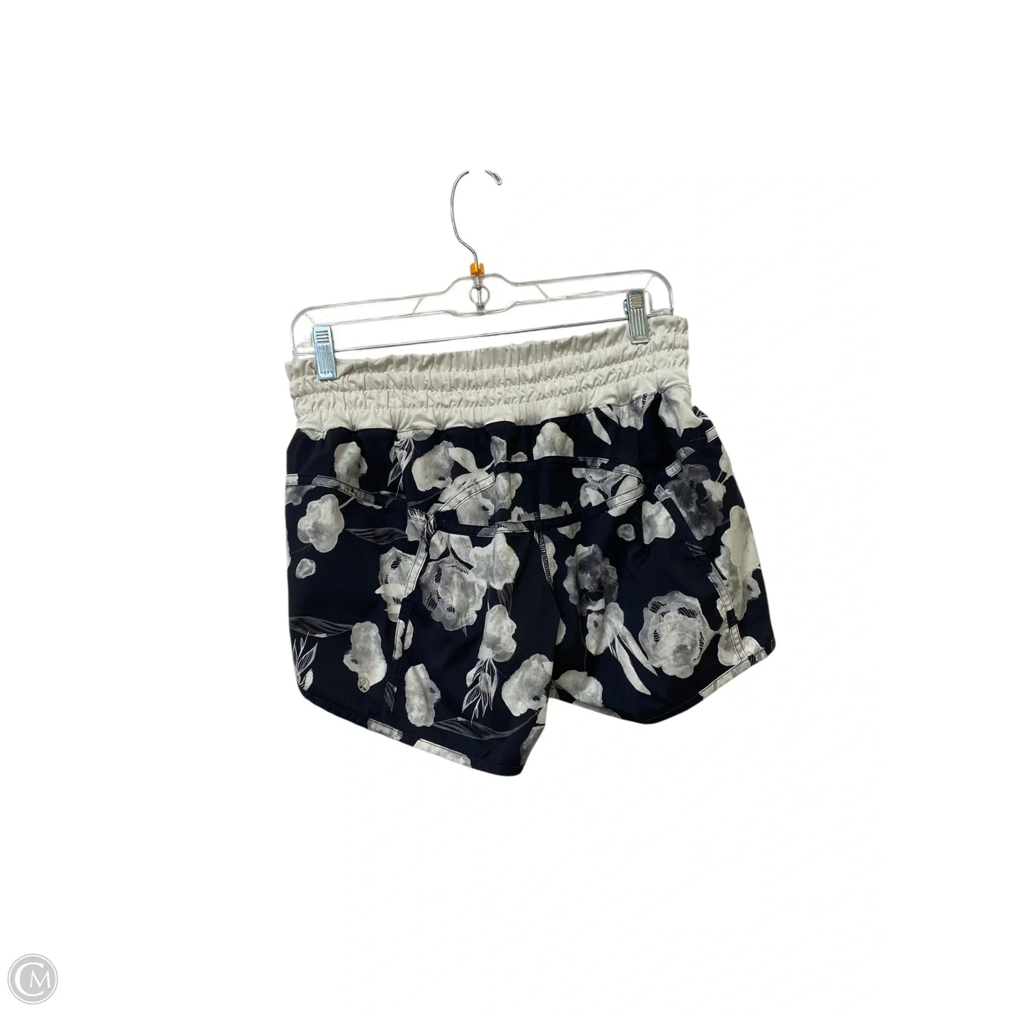 Athletic Shorts By Lululemon In Floral Print, Size: 10