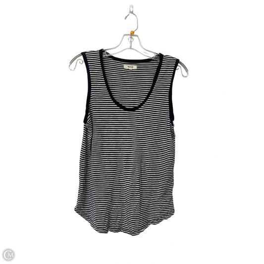Top Sleeveless By Madewell In Striped Pattern, Size: Xs