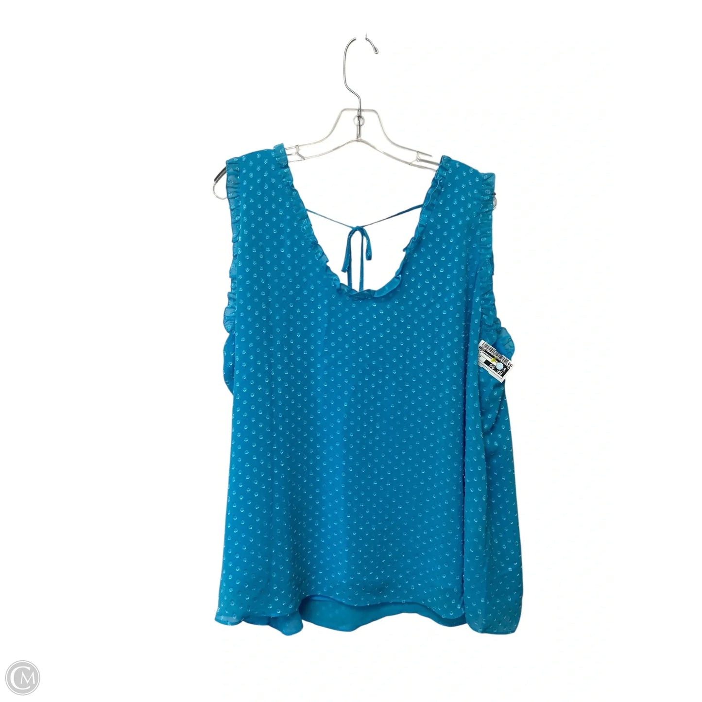 Top Sleeveless Basic By Cato In Blue, Size: 18