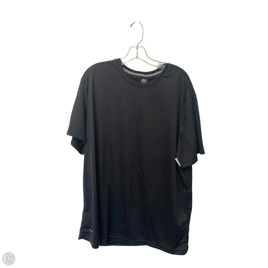 Athletic Top Short Sleeve By Athletic Works In Black, Size: 2x