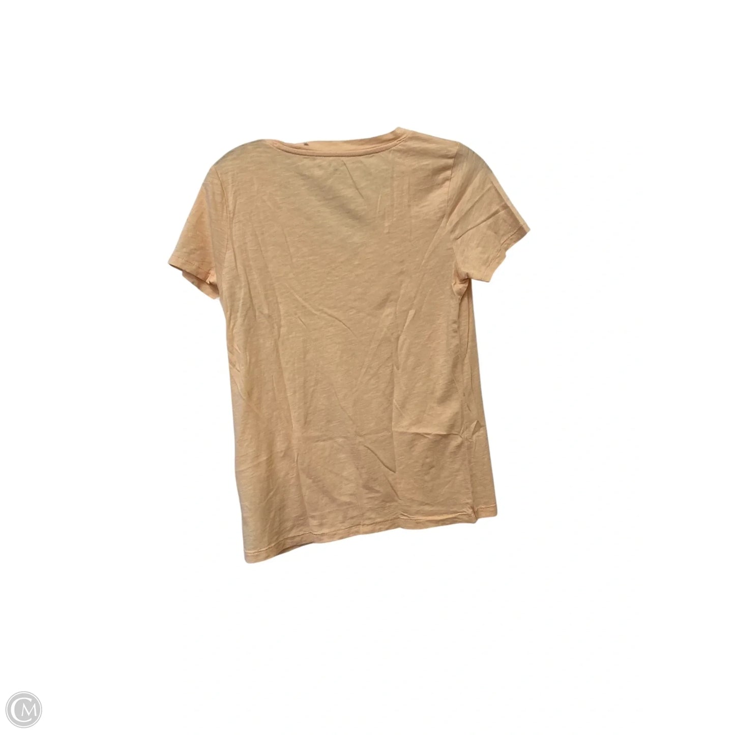 Top Short Sleeve Basic By Madewell In Orange, Size: Xs