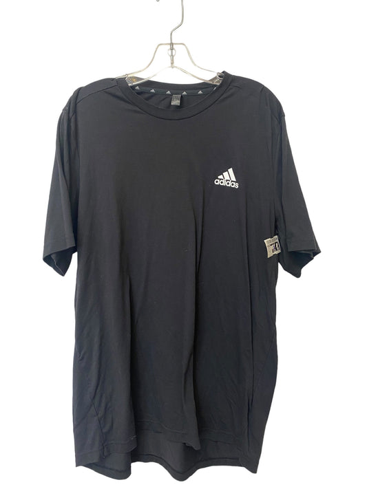 Black Top Short Sleeve Adidas, Size Xl