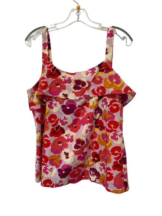 Floral Print Top Sleeveless Cabi, Size M