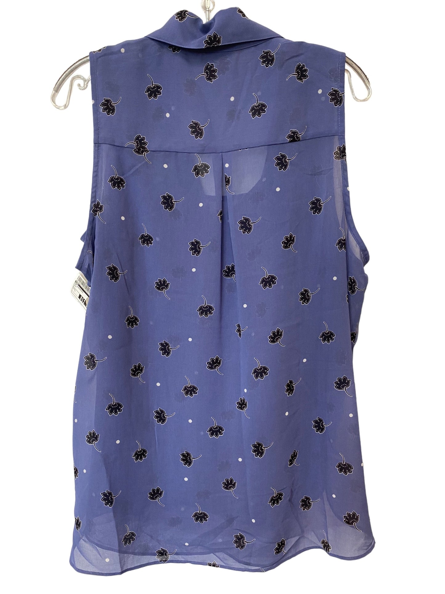 Blue Top Sleeveless Cabi, Size L