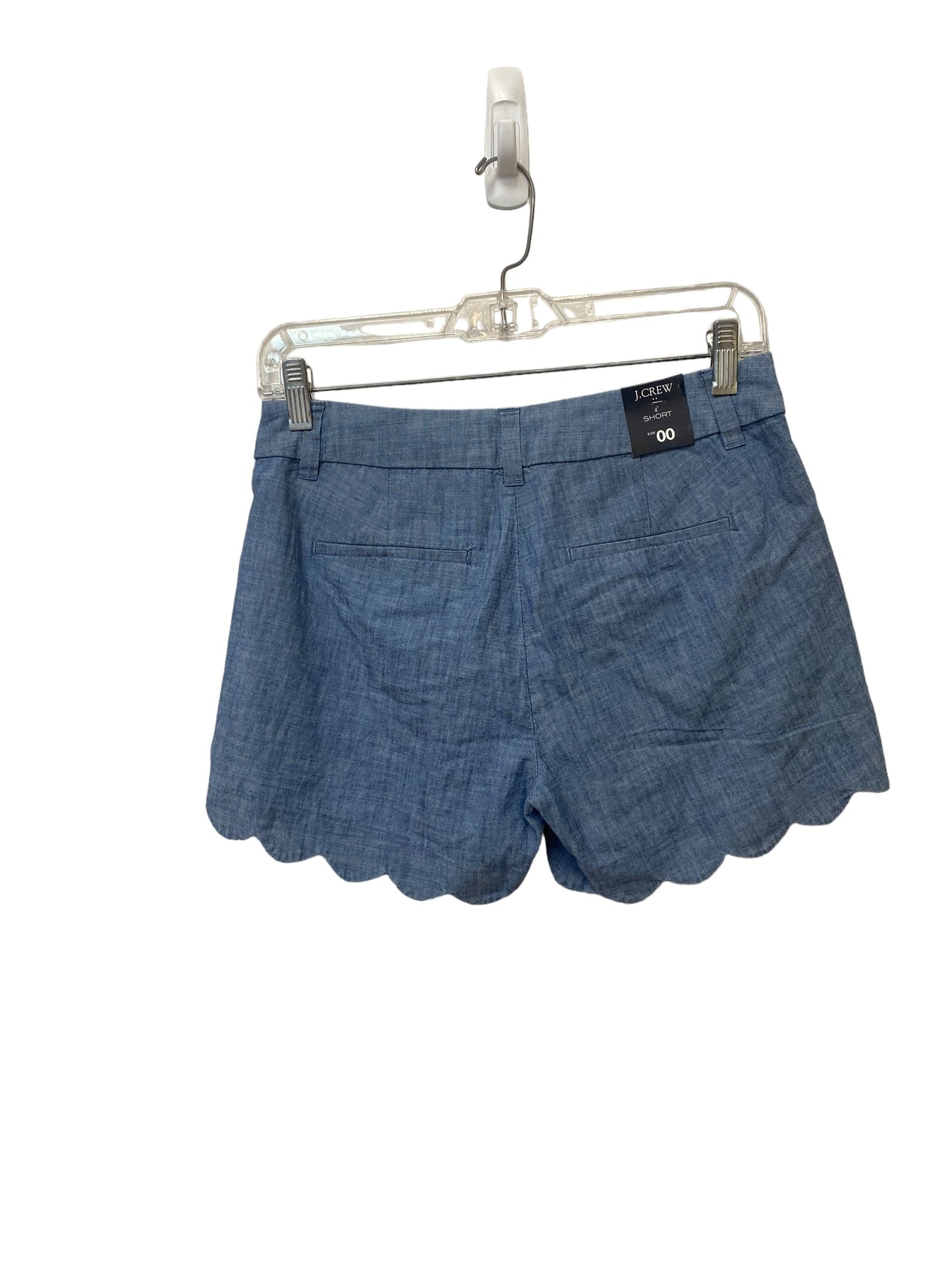 Blue Shorts J. Crew, Size 00