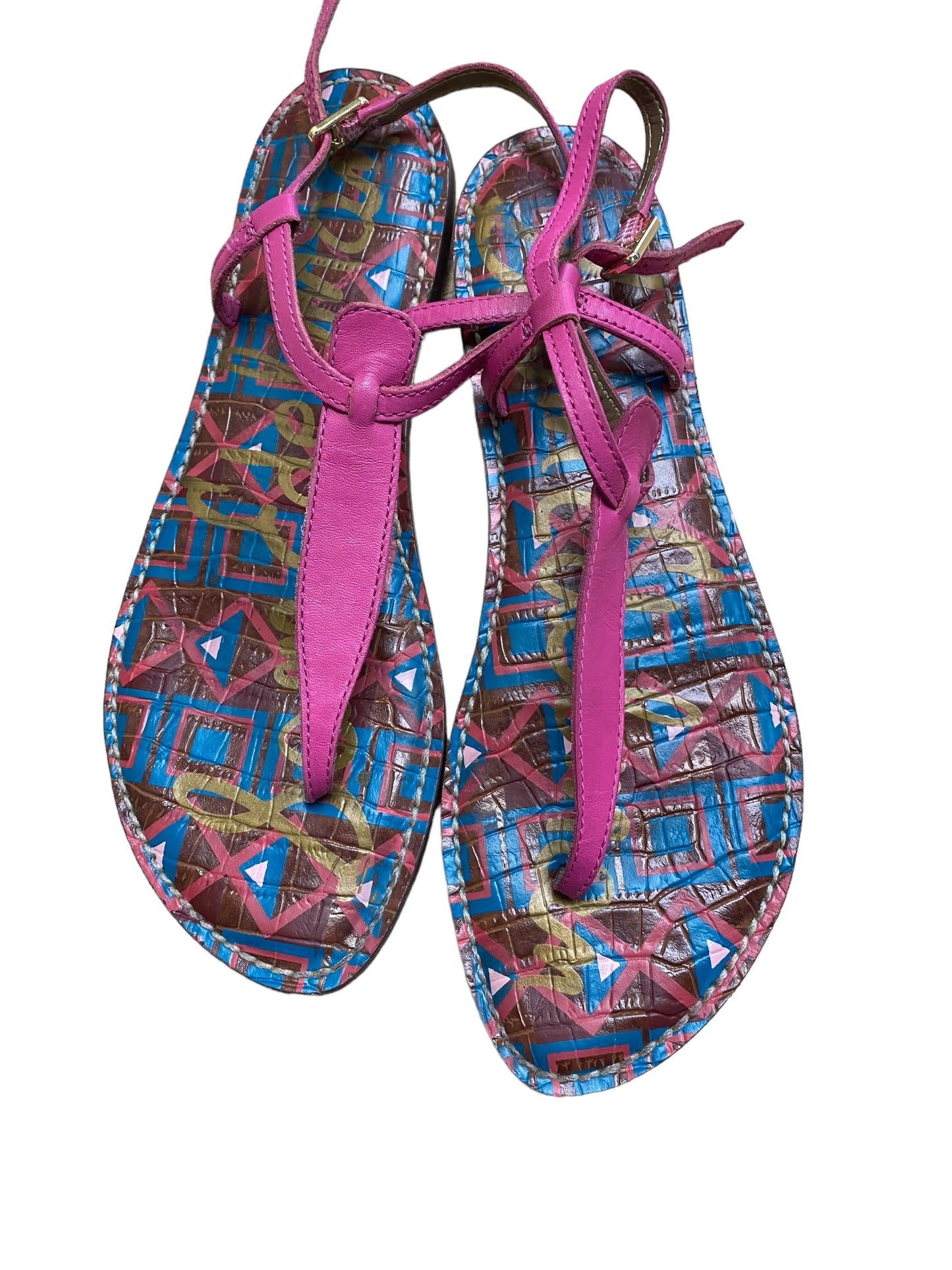 Sandals Flats By Sam Edelman In Multi-colored, Size: 9