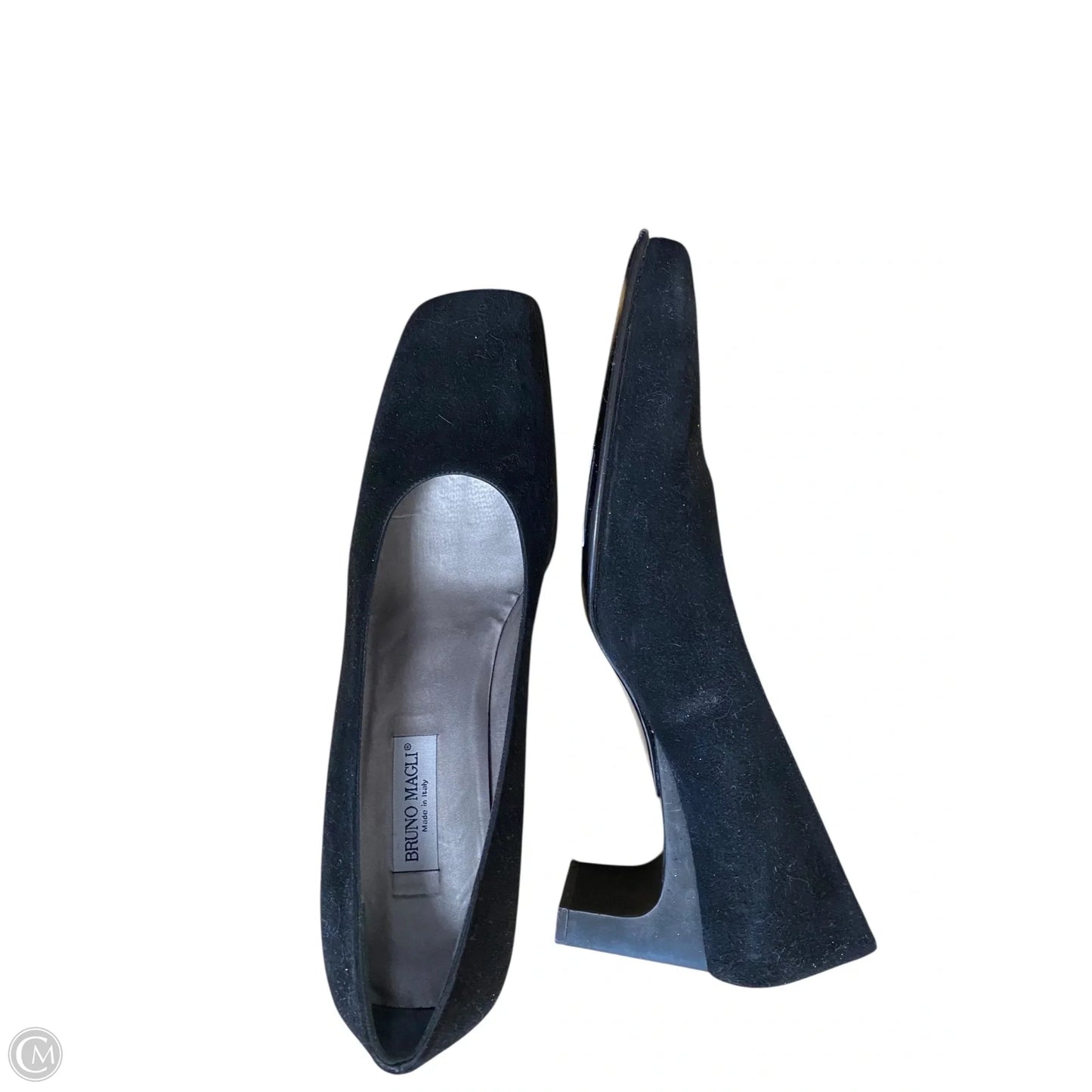 Shoes Heels Block By Bruno Magli Shoes In Black, Size: 8.5