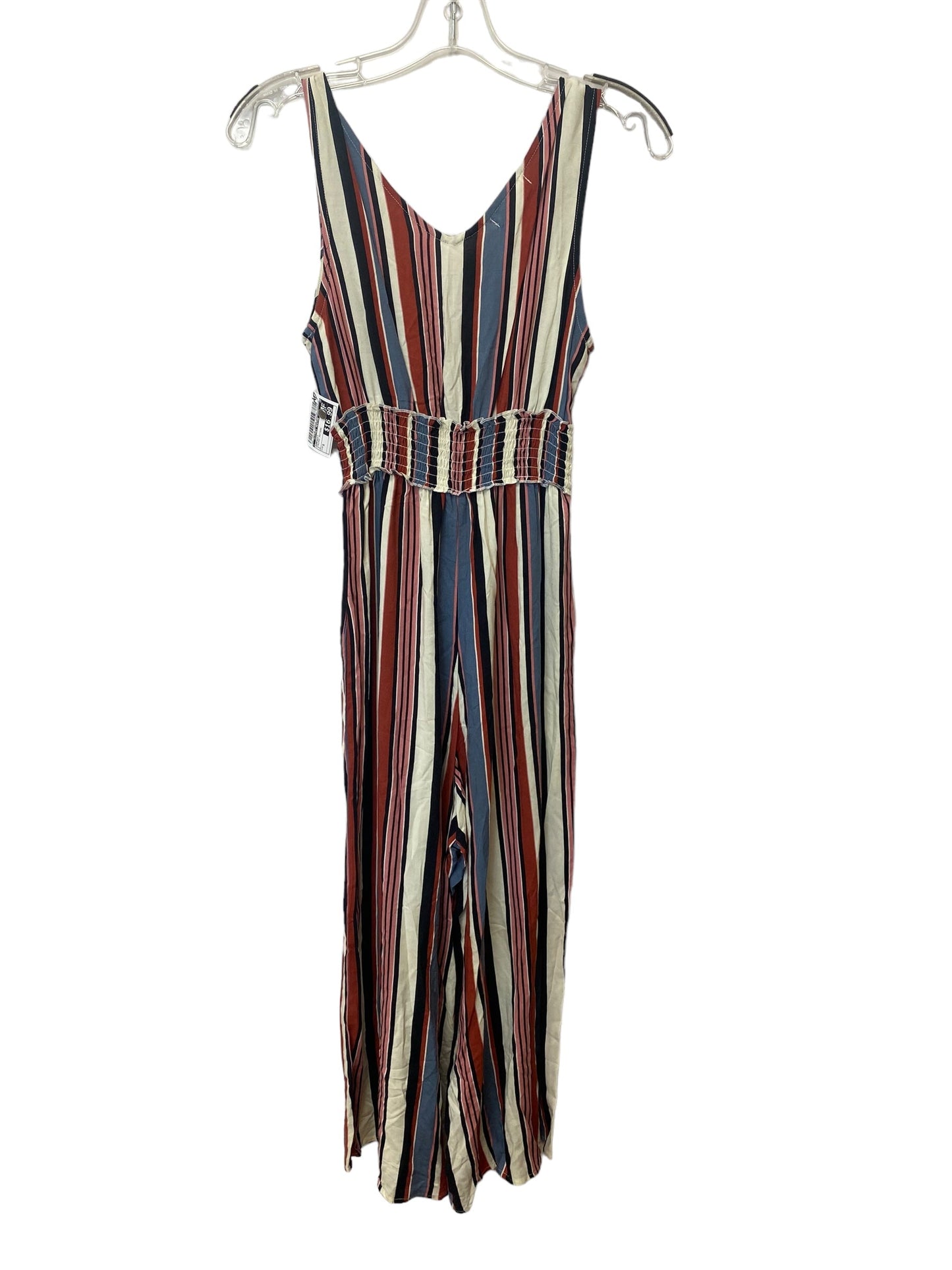 Striped Pattern Jumpsuit Clothes Mentor, Size S