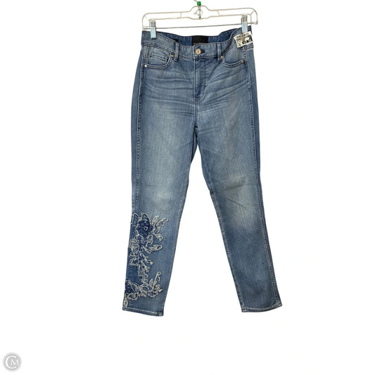 Jeans Straight By White House Black Market In Blue Denim, Size: 0